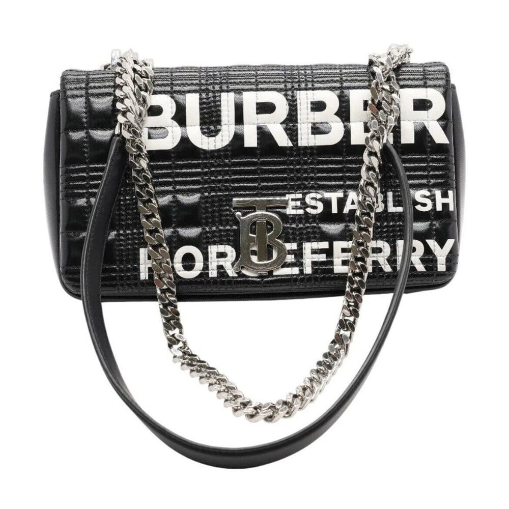 Authentic Burberry Small Lola Horseferry Quilted Bag/ Handbag